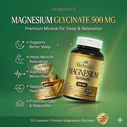 Magnesium Glycinate (500mg) B1G1 Offer live now!
