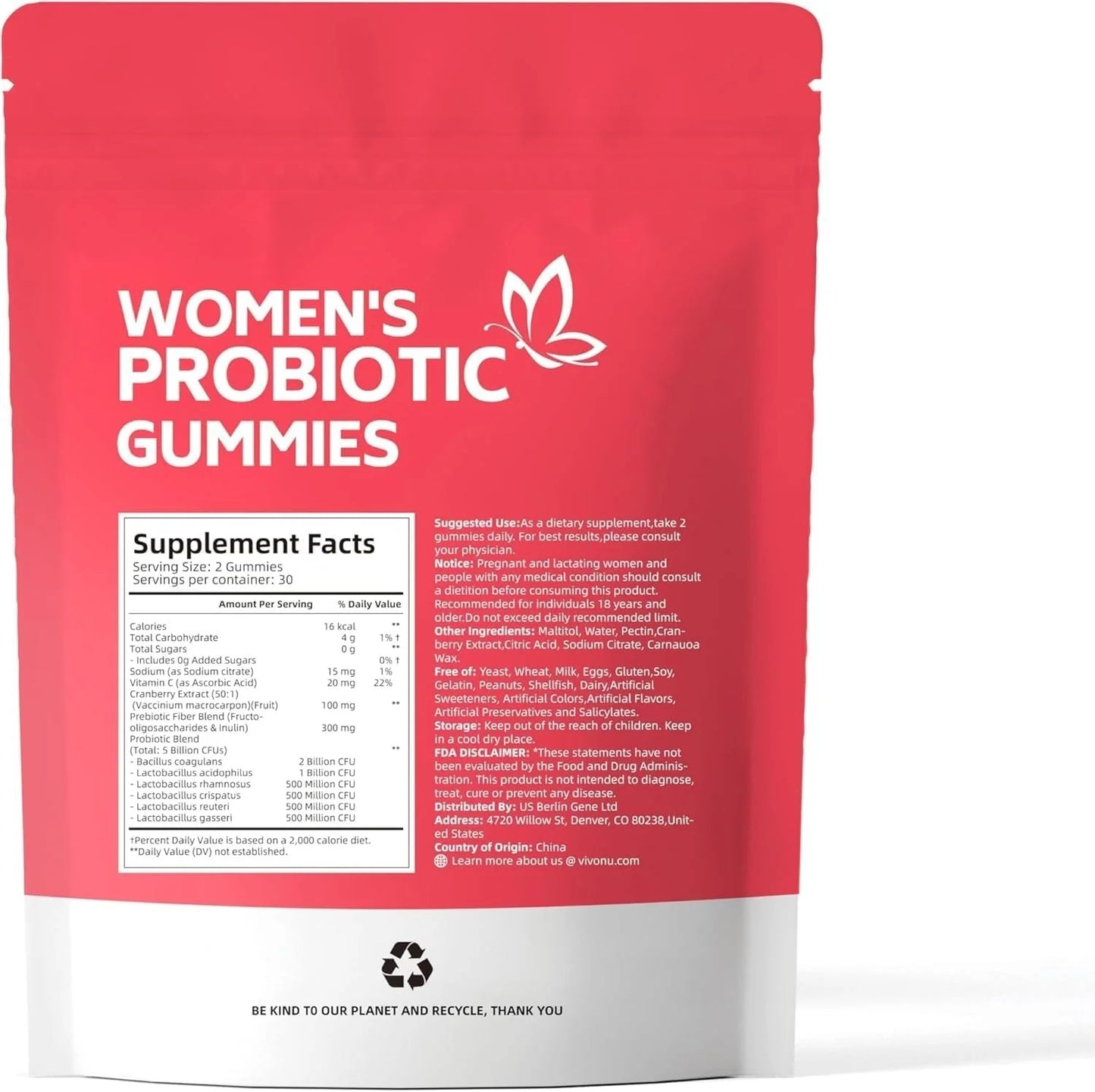 VivoNu Viginal probiotic gummies
