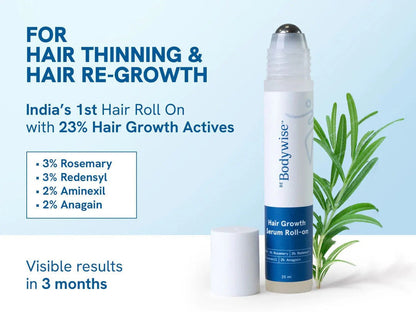Advanced Hair Growth Roll‑On Serum